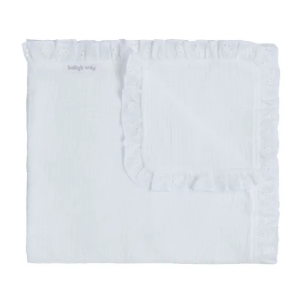 Baby's Only Wiegdeken Calm Wit 70 x 95 cm> Wiegdekens