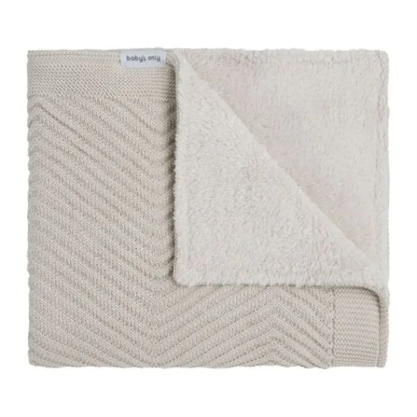 Baby's Only Wiegdeken Teddy Sky Urban Taupe> Wiegdekens