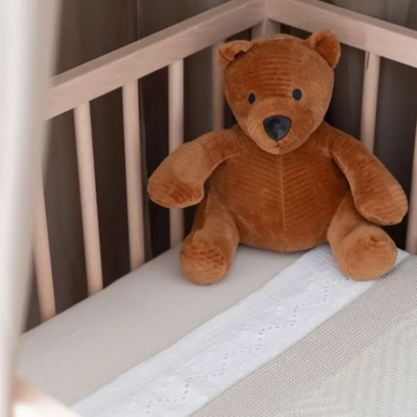 Baby's Only Wieglaken Broderie Calm Wit 80 x 100 cm> Wieglakens