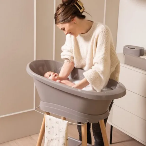 Bébé-Jou Sense Babybad + Badstandaard Breeze Green> Complete Badsets