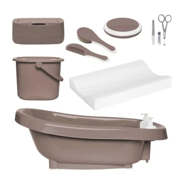 Bébé‑Jou Thermobadset De Luxe - Mocha Mousse> Complete Badsets