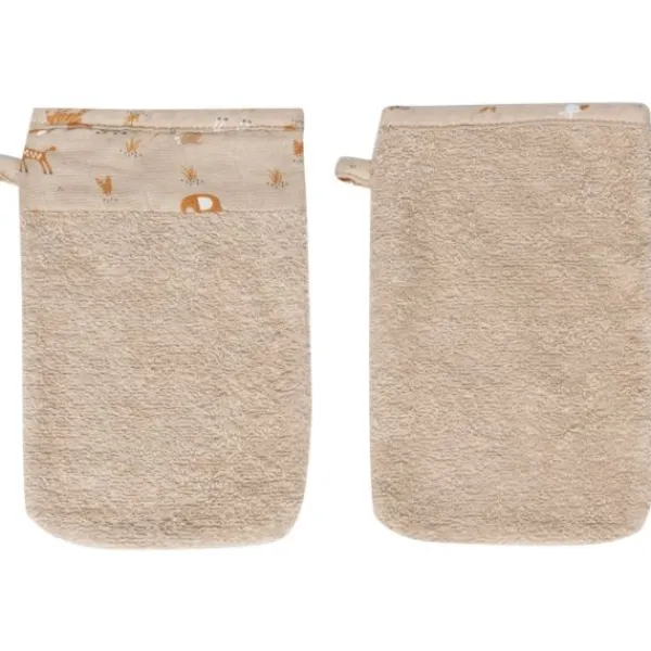 Bébé-Jou Washand Steppe 2-Pack> Washandjes