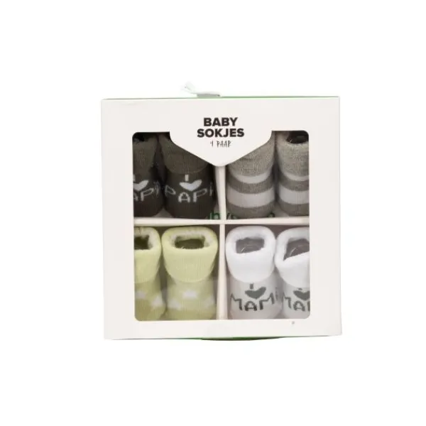 BD Collection Sokjes 4-Pack Multi Green> Sokjes