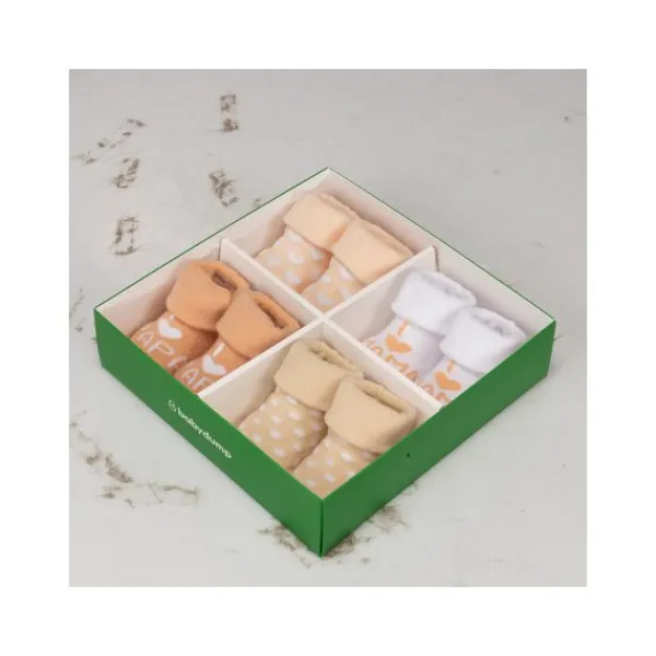 BD Collection Sokjes 4-Pack Multi Pink> Sokjes