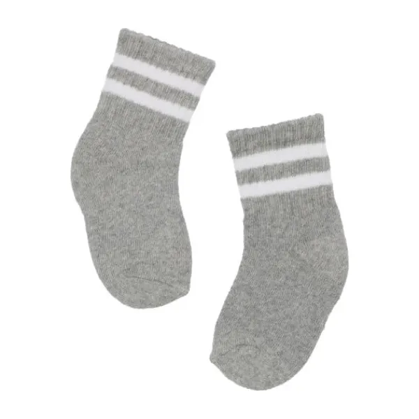 BD Collection Sportsokjes - 3 Stuks - 0-6mnd - Multi Grey> Sokjes