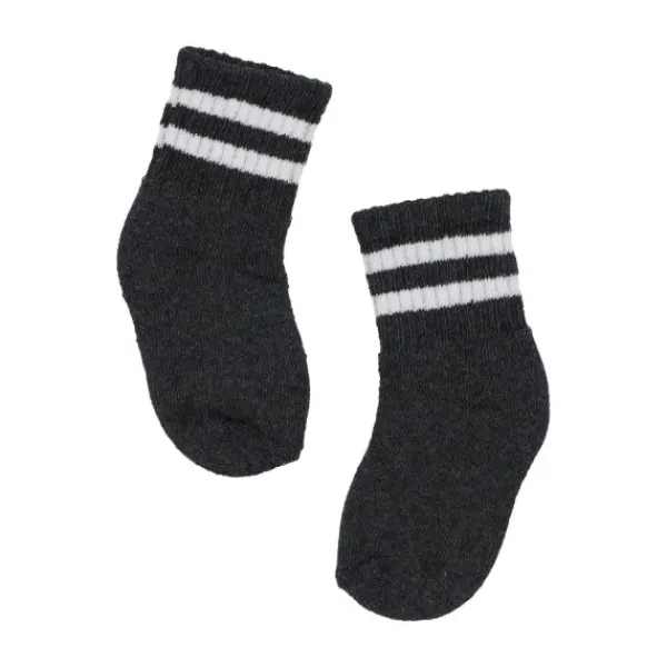 BD Collection Sportsokjes - 3 Stuks - 0-6mnd - Multi Grey> Sokjes