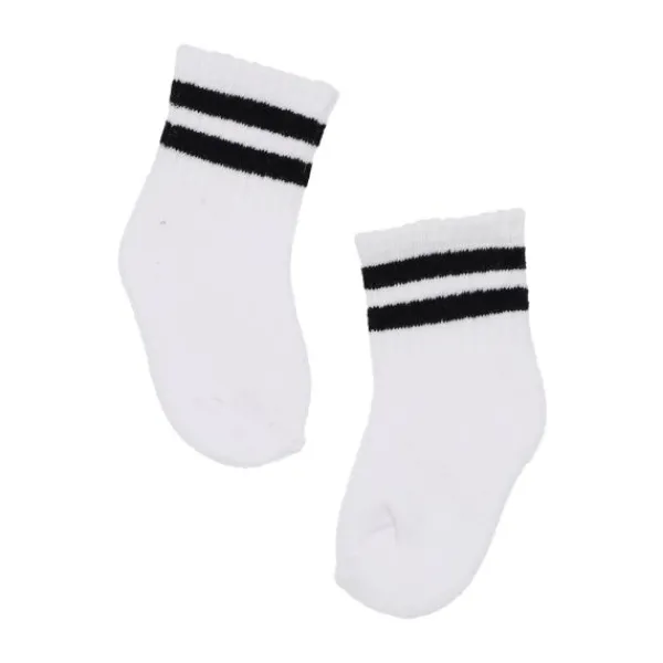 BD Collection Sportsokjes - 3 Stuks - 0-6mnd - Multi Grey> Sokjes
