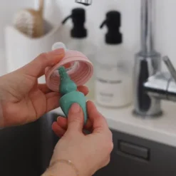 Béaba Beaba Flessenborstel - Silicone - Sage Green><noscript><img width=
