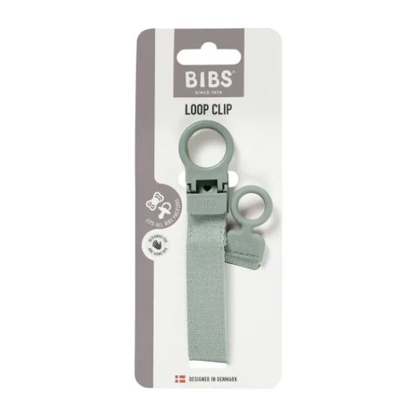 BIBS Clip Loop Speenkoord - Sage> Fopspeenhouders