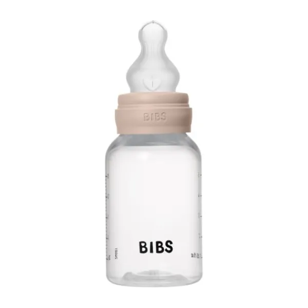 BIBS Fles - Slow Flow - 150 ml - Silicone - Sage> Flessen