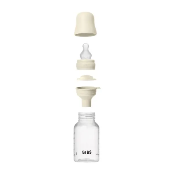 BIBS Fles - Slow Flow - 150 ml - Silicone - Sage> Flessen