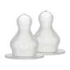 BIBS Flesspeen Rond - Fast Flow - 2 Pack - Silicone> Flessen