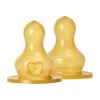 BIBS Flesspeen Rond - Slow Flow - 2 Pack - Latex> Flessen