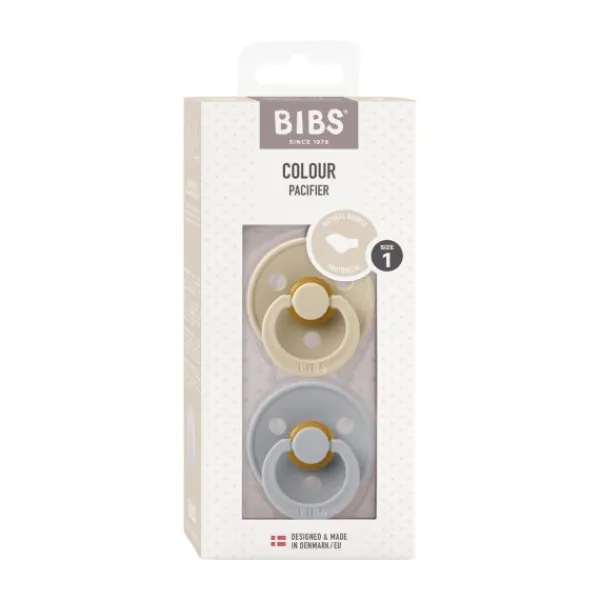 BIBS Fopspeen Latex Anatomical 0-6mnd Sage / Hunter Green (2-Pack)> Fopspenen 0-6 Maanden|Fopspenen 12+ Maanden