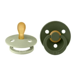 BIBS Fopspeen Latex Symmetrical Ivory / Sage Size 2 (2-Pack)><noscript><img width=