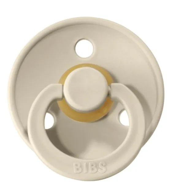 BIBS Fopspeen Round 0-6mnd Vanilla> Fopspenen 12+ Maanden