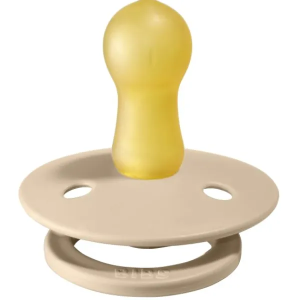 BIBS Fopspeen Round 0-6mnd Vanilla> Fopspenen 12+ Maanden
