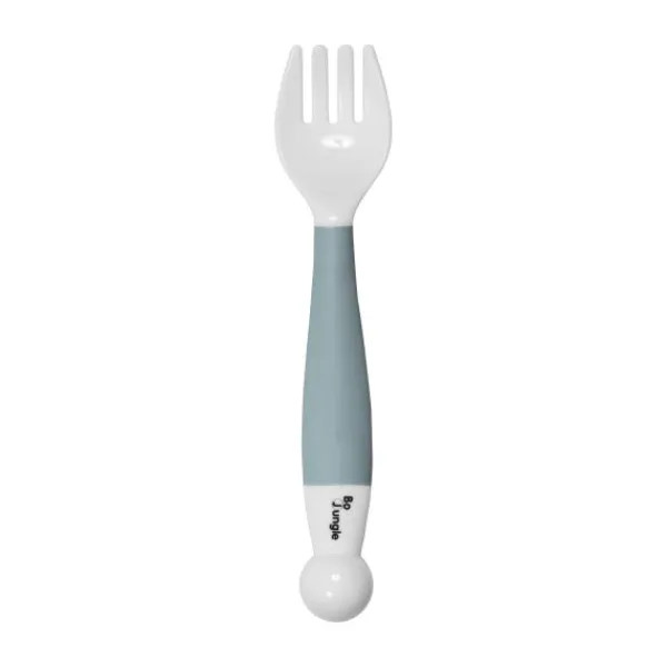 Bo Jungle B- Bendable Spoon And Fork Pastel Blauw> Bestek