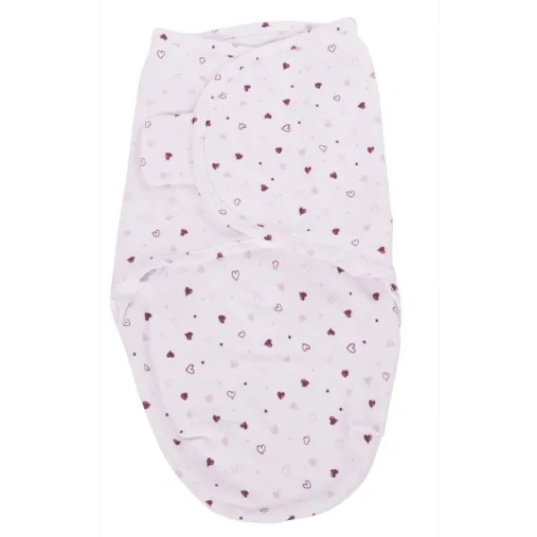 Bo Jungle Baby Wrap Lovely Hearts Small> Inbakeren|4-Seizoenen Slaapzakken