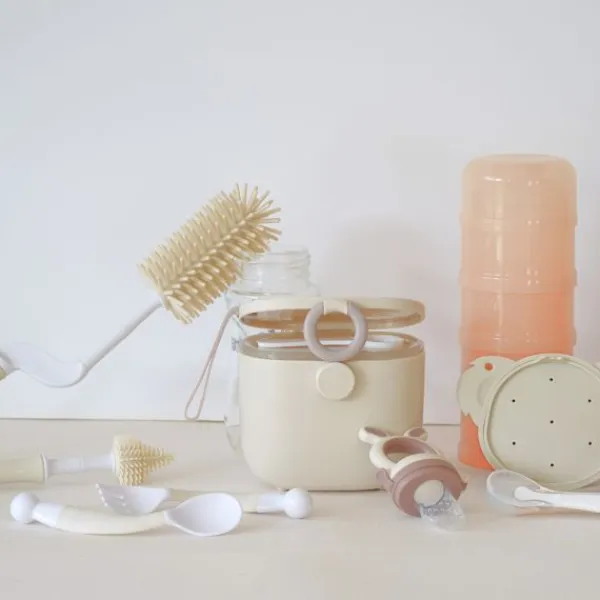 Bo Jungle B-Bottle Brush Set Roze> Flessenborstel