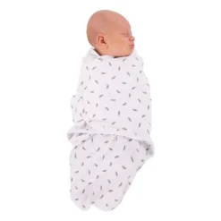Bo Jungle B-Wrap Grey Feathers Small><noscript><img width=