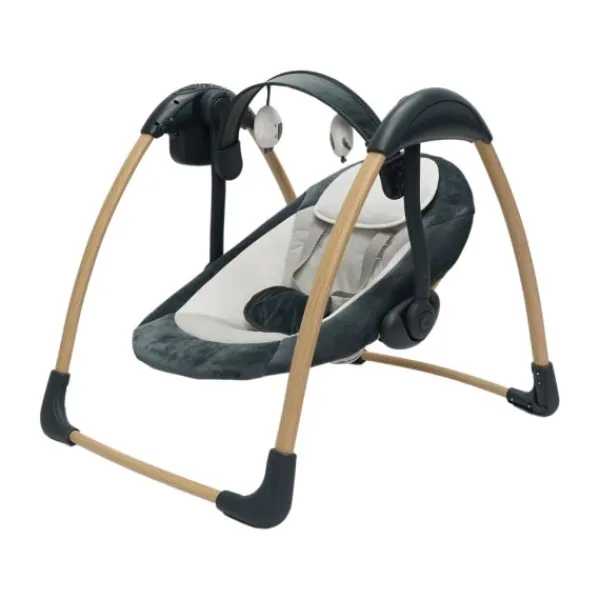 Bo Jungle Dolphy Wood Portable Swing - Shady Grey> Swings