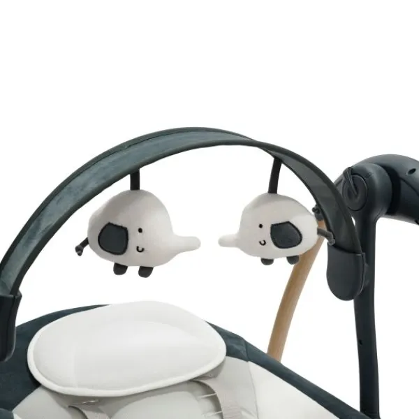 Bo Jungle Dolphy Wood Portable Swing - Shady Grey> Swings