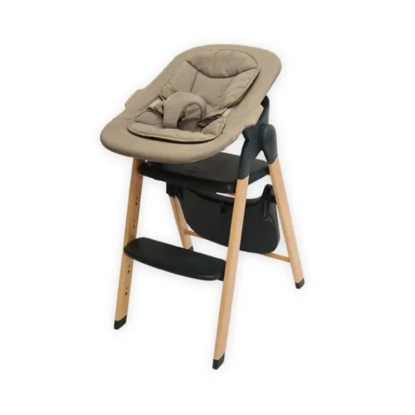 Bo Jungle Grow With Me Bouncer - Pure White> Sitters