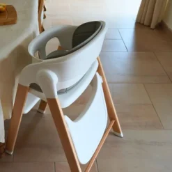 Bo Jungle Grow With Me High Chair - Pure White><noscript><img width=