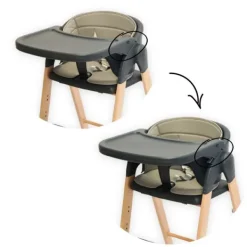 Bo Jungle Grow With Me High Chair - Pure White><noscript><img width=