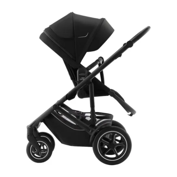 Britax Römer Smile 5Z Kinderwagen 2-in-1 - Space Black | Autostoel BABY-SAFE PRO - Style Carbon Black> Wandelwagens|Complete Kinderwagens