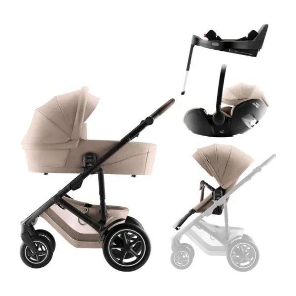 Britax Römer Smile 5Z Style Comfort Plus Set - Harbor Blue> Uitbreidbare Kinderwagens|Wandelwagens
