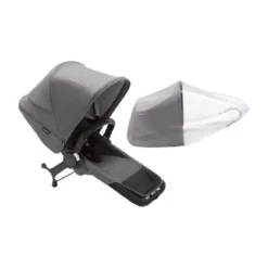 Bugaboo Donkey 5 Bassinet Fabric Complete Grey Melange><noscript><img width=