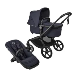 Bugaboo Fox 5 Renew Kinderwagen 2-in-1 - Essential Bundel - Black / Deep Indigo> Wandelwagens|Complete Kinderwagens