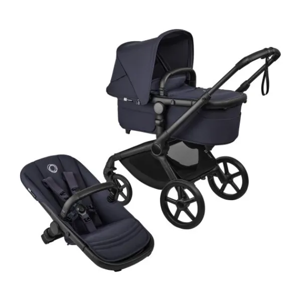 Bugaboo Fox 5 Renew Kinderwagen 2-in-1 - Essential Bundel - Black / Deep Indigo> Wandelwagens|Complete Kinderwagens
