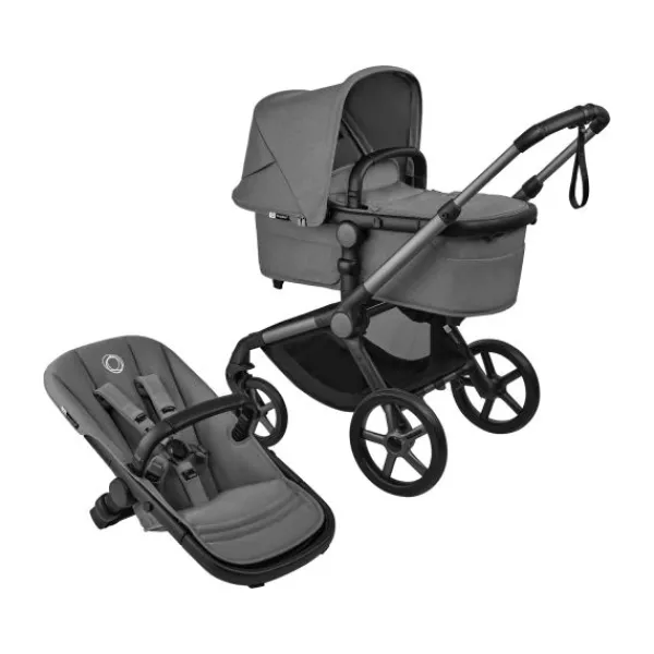 Bugaboo Fox 5 Renew Kinderwagen 2-in-1 - Essential Bundel - Black / Deep Indigo> Wandelwagens|Complete Kinderwagens