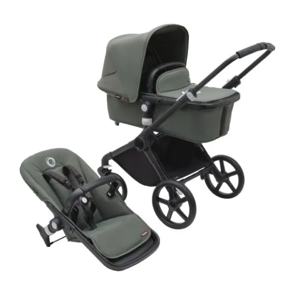 Bugaboo Fox Cub Complete Black / Desert Beige - Desert Beige> Wandelwagens|Complete Kinderwagens