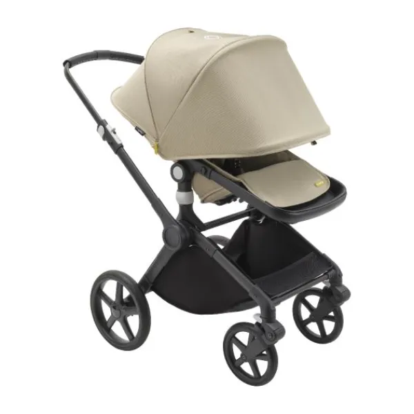 Bugaboo Fox Cub Complete Black / Desert Beige - Desert Beige> Wandelwagens|Complete Kinderwagens