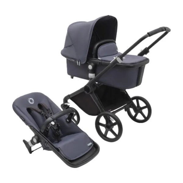 Bugaboo Fox Cub Complete Black / Desert Beige - Desert Beige> Wandelwagens|Complete Kinderwagens