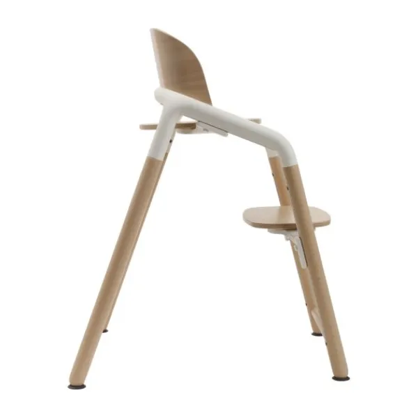 Bugaboo Giraffe Base Wood/Grey> Houten Kinderstoelen|Meegroeistoelen