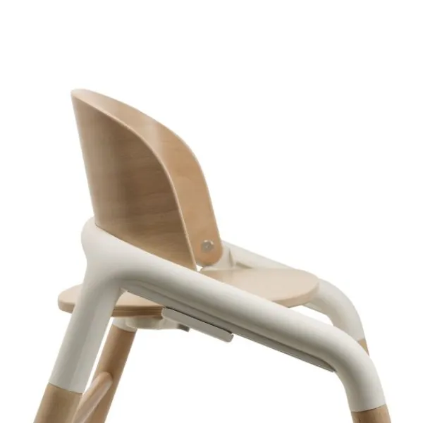 Bugaboo Giraffe Base Wood/Grey> Houten Kinderstoelen|Meegroeistoelen