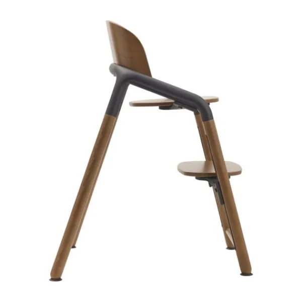 Bugaboo Giraffe Base Wood/Grey> Houten Kinderstoelen|Meegroeistoelen