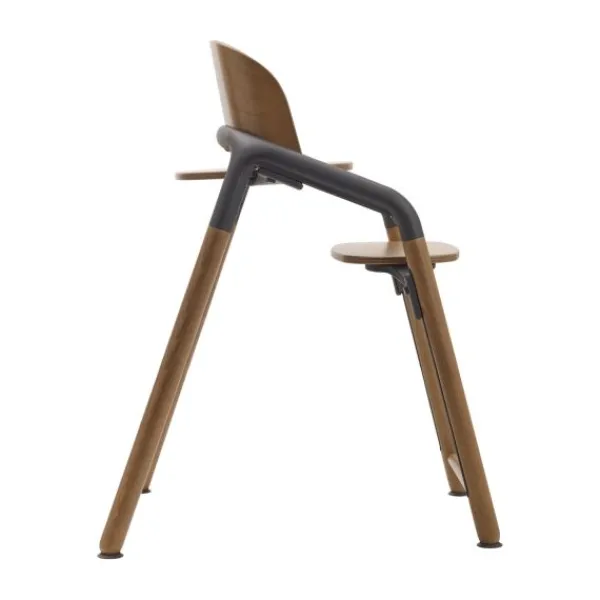 Bugaboo Giraffe Base Wood/Grey> Houten Kinderstoelen|Meegroeistoelen