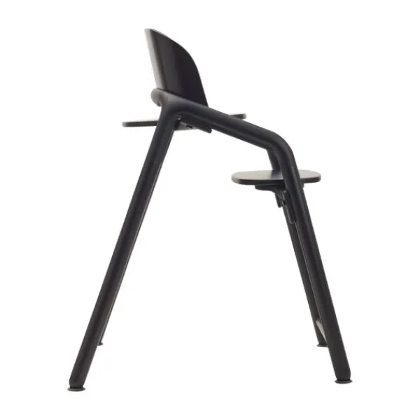 Bugaboo Giraffe Base Wood/Grey> Houten Kinderstoelen|Meegroeistoelen