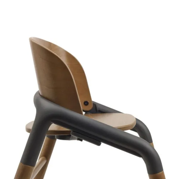 Bugaboo Giraffe Base Wood/Grey> Houten Kinderstoelen|Meegroeistoelen