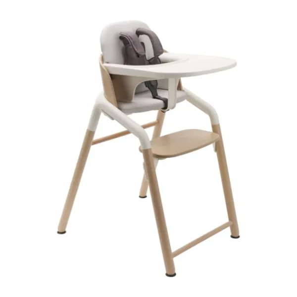 Bugaboo Giraffe Kinderstoel Ultimate Bundel – Wood/Grey> Houten Kinderstoelen