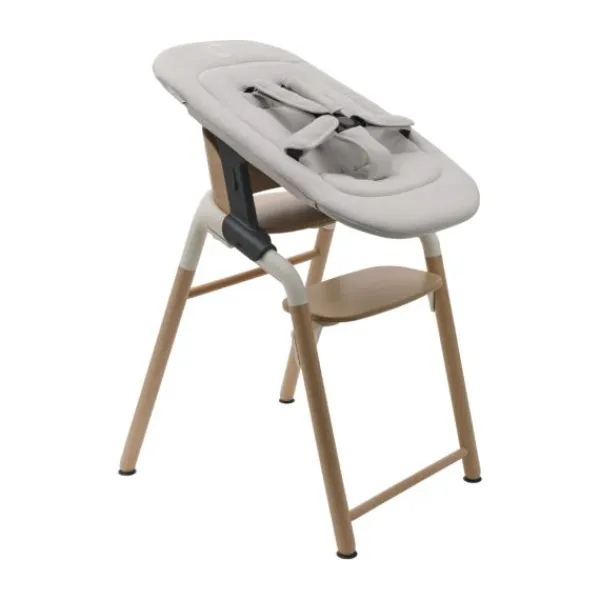 Bugaboo Giraffe Kinderstoel Ultimate Bundel – Wood/Grey> Houten Kinderstoelen