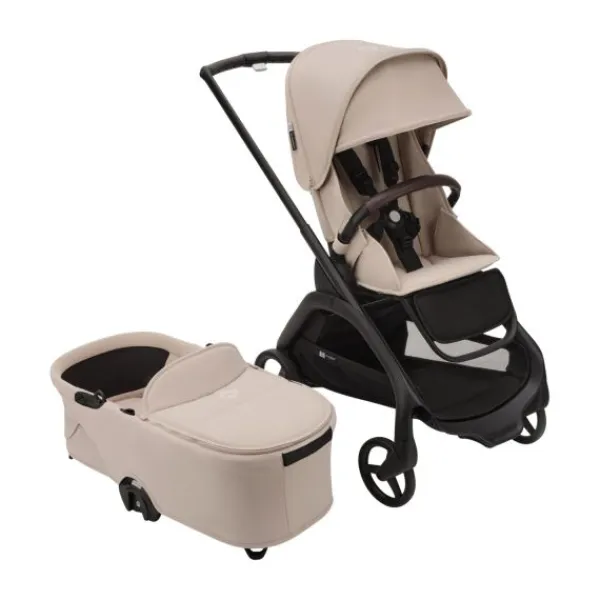 Bugaboo Kinderwagen Dragonfly Complete Graphite Frame / Grey Melange Bekleding> Wandelwagens|Complete Kinderwagens
