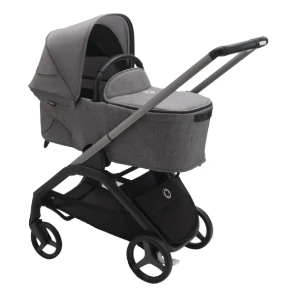 Bugaboo Kinderwagen Dragonfly Complete Graphite Frame / Grey Melange Bekleding> Wandelwagens|Complete Kinderwagens