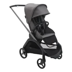 Bugaboo Kinderwagen Dragonfly Complete Graphite Frame / Grey Melange Bekleding><noscript><img width=